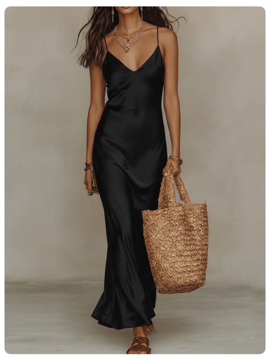 REVOLVE Dresses & Skirts - Gloeria Satin resort slip maxi dress